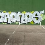 Uno de los grafitis del individuo identificado