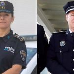 Esther Ribas y el nuevo jefe de la Policia Local