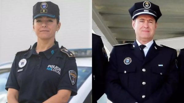 La jefa de la Policía Local de Calvià dimite "por motivos personales" 12 Esther Ribas y el nuevo jefe de la Policia Local