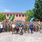 Jornadas de Educación Vial para militares en la Academia de Artillería 2 Foto de familia de los participantes en el curso