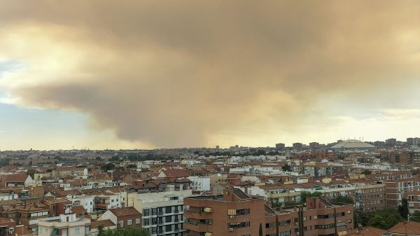 Incendio forestal en Mentrida