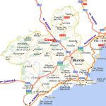 Murcia refuerza la Seguridad Vial: Más de un 50% de aumento presupuestario para mejorar las carreteras regionales 1 Mapa carreteras Murcia