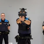 La Policía Local de Oviedo estrena “Octopus”, un simulador de tiro de última generación para entrenar a sus agentes 2 Policia Local de Oviedo prueba el Octopus