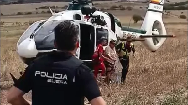 Una imagen del rescate