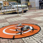 Uno de los drones de la Policia Local de Almendralejo