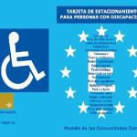 tarjeta estacionamiento discapacidad