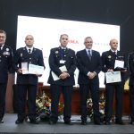 Entrega de distinciones en el IV Encuentro de las Policias Locales de la Region de Murcia