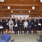 Foto de familia de los profesionales distinguidos