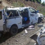 Furgoneta accidentada