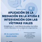 Curso sobre "Aplicación de la mediación en la intervención con víctimas viales" 3 Imagen1 2