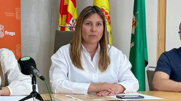 La concejala de Fraga