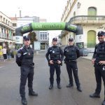 Policias en practicas en Badajoz