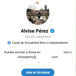 Telegram Alvise