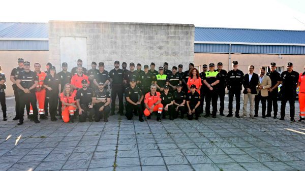 Agentes de diferentes Policías Locales se formarán en emergencias sanitarias en Algeciras 9 Una imagen de los participantes en el curso