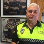 Bartolome Mayor cuando aun ejercia como jefe de la Policia Local de Alcantarilla