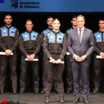 El alcalde de Salamanca en la celebracion del Dia de la Policia Local