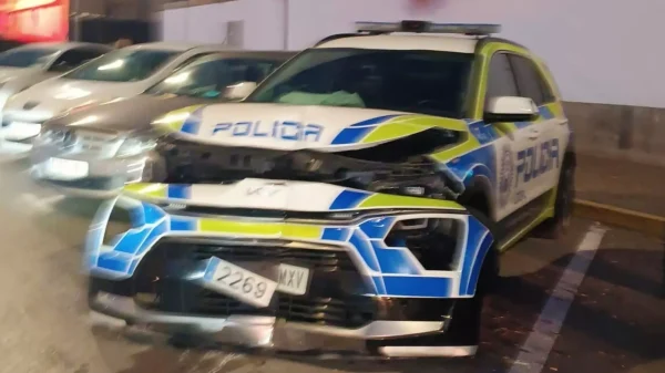 El patrulla accidentado