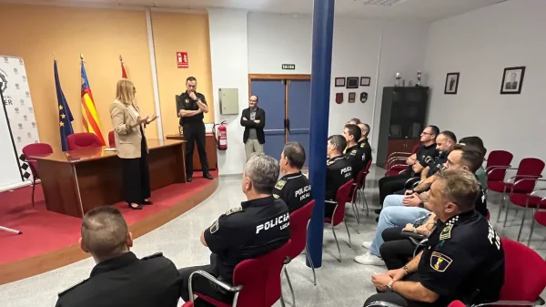 Imagen de una de las reuniones de las Policias Locales adheridas a la iniciativa
