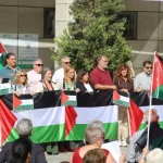 La concentracion municipal en la que participo el jefe de la Policia Local de Getafe