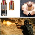 Municion blindada o semiblindada y de punta hueca