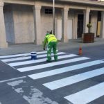 Pintado senal horizontal. Aspaber