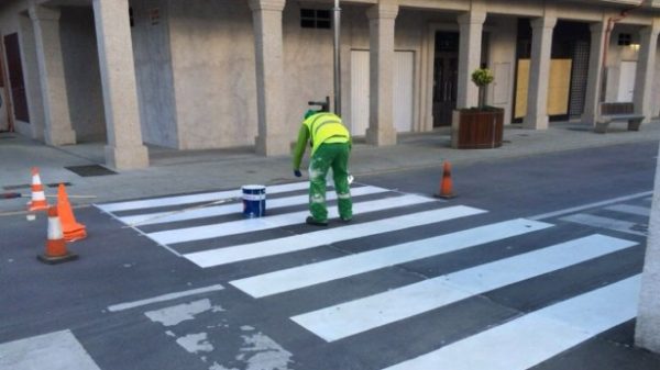 Pintado senal horizontal. Aspaber