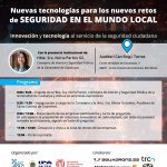“Nuevas tecnologías para los nuevos retos de seguridad en el ámbito local” 7 Cartel CAST Jornada Tecnologica de Seguridad Local 1 DIC 25 1