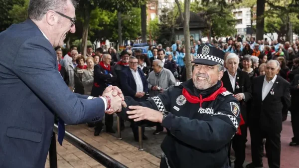 El jefe de la Policia Local de Miranda en las fiestas patronales