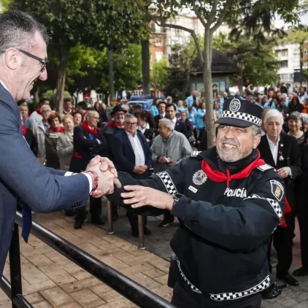El jefe de la Policia Local de Miranda en las fiestas patronales