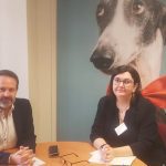 El Ministerio de Derechos Sociales y Unijepol firman un convenio para reforzar la actuación y la formación policial en protección animal 3 Una de las reuniones de Unijepol representada por Shaila Villar con el Director General de Derechos de los Animales