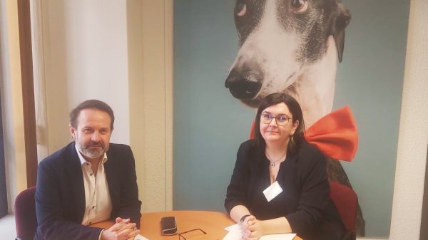 Una de las reuniones de Unijepol representada por Shaila Villar con el Director General de Derechos de los Animales
