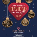 Cartel de la campana Navidad con Corazon