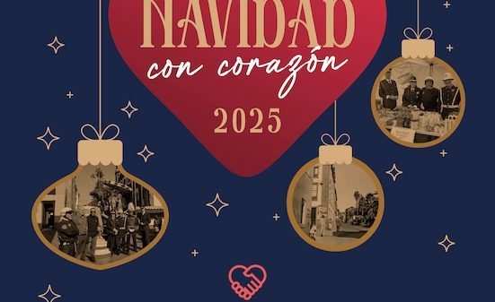 La Laguna patrulla la solidaridad 14 Cartel de la campana Navidad con Corazon