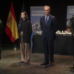 Ceremonia de entrega de premios por las autoridades