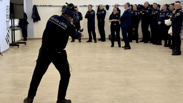 La realidad virtual entra en la formación policial de la Comunidad Valenciana 14 Entrenamiento con tecnologia inmersiva