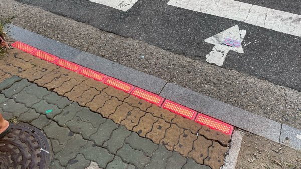 La nueva instalacion semaforica que ensaya A Coruna