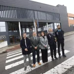 Visita de la delegada del Gobierno a la sede de la Policia Local de Oviedo
