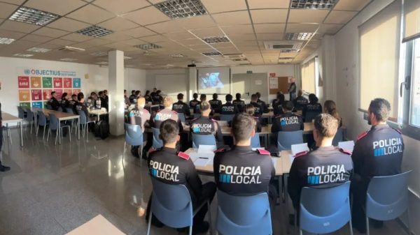 Alumnos en el curso de formacion