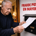 Fotografia del fraude postal realizada con IA