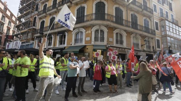 Manifestacion de la Policia Local en Palma