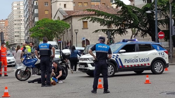 Siniestro vial en Burgos