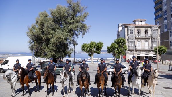 Los siete años de la sección ecuestre de la Policía Local de Vigo 9 Vigo. La Unidad al completo