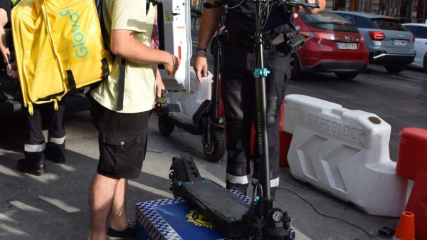 Inspeccion de la Policia Local de Valencia de VMP