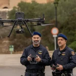 La unidad aerea de la Policia Local de Palma