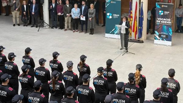 Mallorca acoge el inicio de la 47ª promoción del curso básico de capacitación para policías locales 14 Los alumnos del curso basico