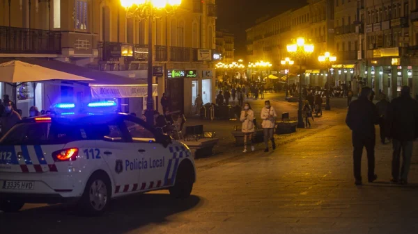 Patrulla del turno de noche de la Policia Local