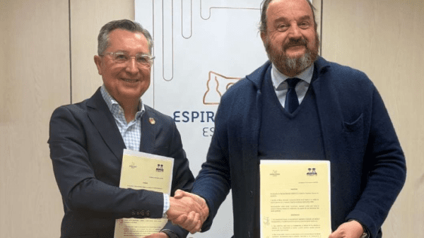 Una imagen del encuentro entre las dos entidades