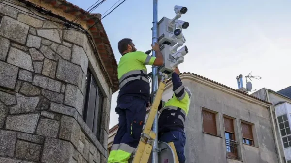 Instalacion de camaras en el municipio